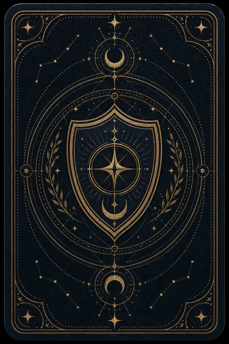 Tarot card back