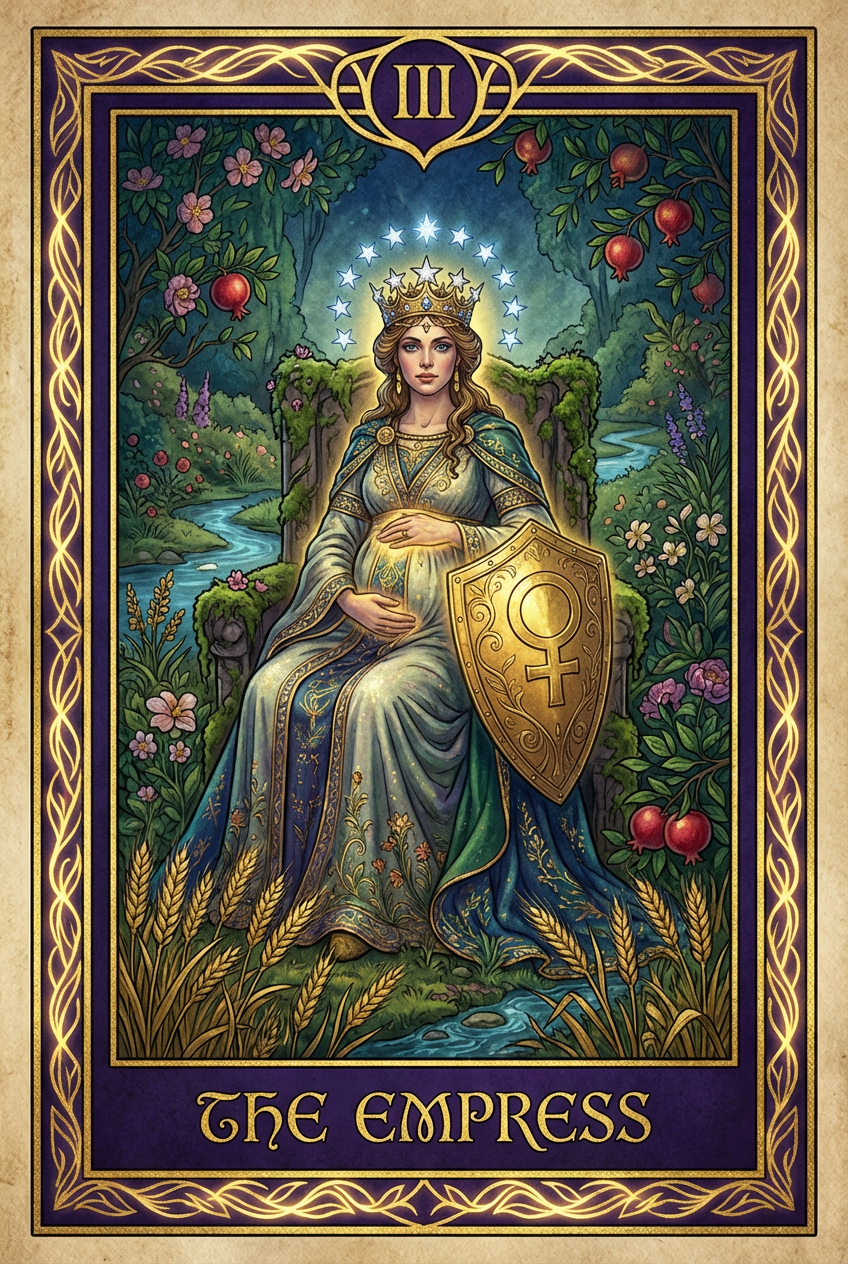 女帝 - The Empress タロットカード