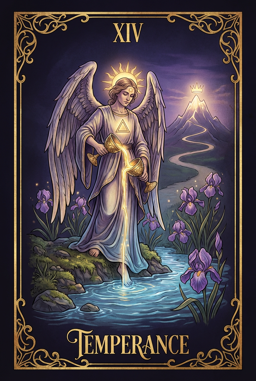 節制 - Temperance タロットカード