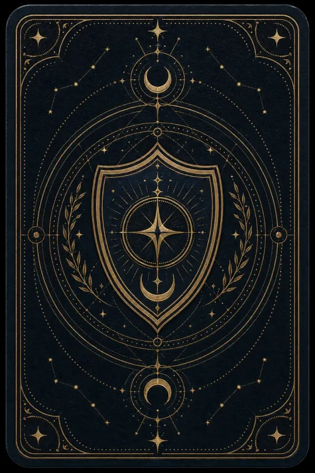 Tarot card back